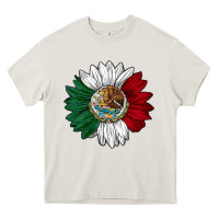 Cream mexico sunflower Heavy Core Tee - AdoDesignShop