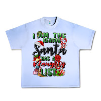 Grape Ice i am the reason santa has a naughty list Urban Heavy Tee - MaliasSmallBusiness