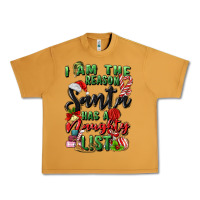 Peanut Butter i am the reason santa has a naughty list Urban Heavy Tee - MaliasSmallBusiness