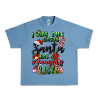 Pebble Blue i am the reason santa has a naughty list Urban Heavy Tee - MaliasSmallBusiness