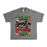 Tornado i am the reason santa has a naughty list Urban Heavy Tee - MaliasSmallBusiness