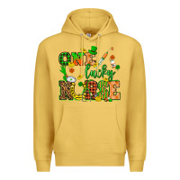 Antique Gold St. Patricks Day one lucky nurse Premium Hoodie - HowdyJamesFarm