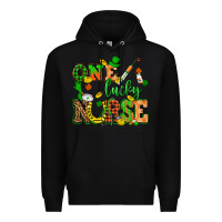 Black St. Patricks Day one lucky nurse Premium Hoodie - HowdyJamesFarm
