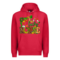 Cardinal St. Patricks Day one lucky nurse Premium Hoodie - HowdyJamesFarm