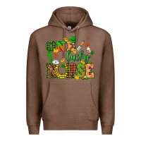Chestnut St. Patricks Day one lucky nurse Premium Hoodie - HowdyJamesFarm