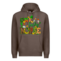 Coffee St. Patricks Day one lucky nurse Premium Hoodie - HowdyJamesFarm