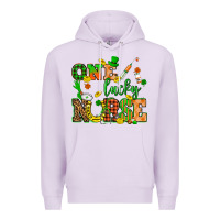 Lilac St. Patricks Day one lucky nurse Premium Hoodie - HowdyJamesFarm