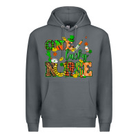 Rock St. Patricks Day one lucky nurse Premium Hoodie - HowdyJamesFarm