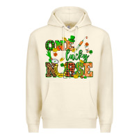 Sandshell St. Patricks Day one lucky nurse Premium Hoodie - HowdyJamesFarm