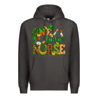 Smoke St. Patricks Day one lucky nurse Premium Hoodie - HowdyJamesFarm