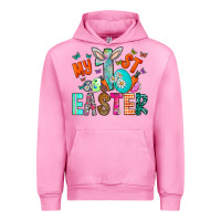 Fuchsia Pink My 1st Easter Urban Hoodie - CowhideDigitalArt