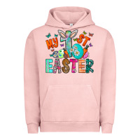 Pigment Salmon My 1st Easter Urban Hoodie - CowhideDigitalArt