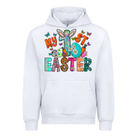 White My 1st Easter Urban Hoodie - CowhideDigitalArt