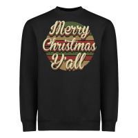 Black Merry Christmas Y'all Heavyweight Sweatshirt - Bettercallsaul