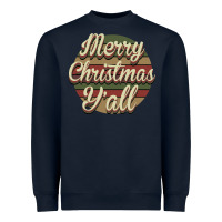 Navy Merry Christmas Y'all Heavyweight Sweatshirt - Bettercallsaul