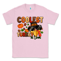Bubblegum Pink coolest turkey in town Classic Tee - MaliasSmallBusiness