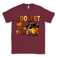 Burgundy coolest turkey in town Classic Tee - MaliasSmallBusiness