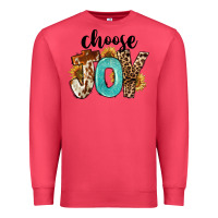 Cardinal Western Choose Joy Premium Sweatshirt - FaDigitalArtStudio