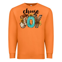 Carrot Western Choose Joy Premium Sweatshirt - FaDigitalArtStudio