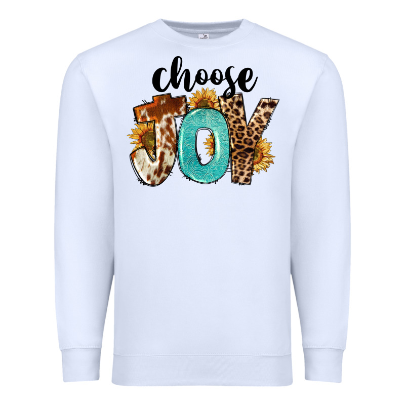 Western Choose Joy Premium Sweatshirt by FaDigitalArtStudio | Teevron