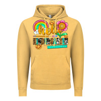 Vintage Mustard hello kindergarten Vintage Hoodie - NancyCooperArtShop