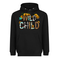 Black wild child Heavyweight Hoodie - OliviaCreatesArt