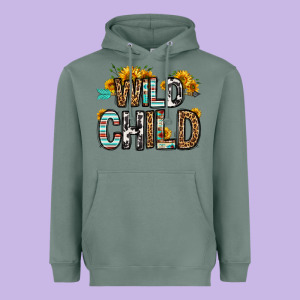 Wild Child Heavyweight Hoodie Designed By Oliviacreatesart