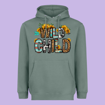 Wild Child Heavyweight Hoodie Designed By Oliviacreatesart
