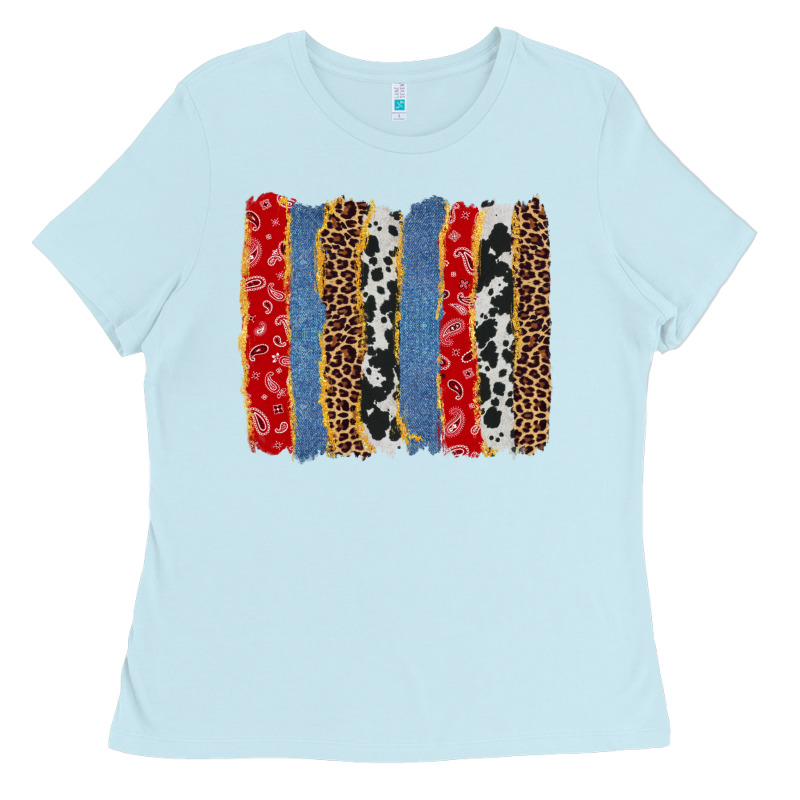 Western Brushstroke Ladies Tee by AdoDesignShop | Teevron