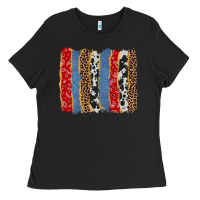 Black western brushstroke Ladies Tee - AdoDesignShop