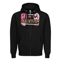 Black im a survivor cancer awareness Zipper Hoodie - CowGirlArtShop