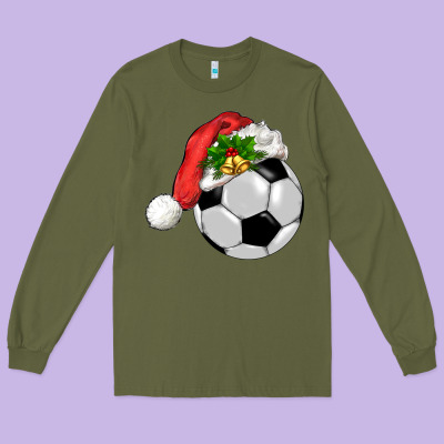 Christmas Sports Long Sleeve Tee Designed By Barkaloodesign