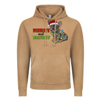 Vintage Camel merry and bright french bulldog Vintage Hoodie - RanaPortraitStore