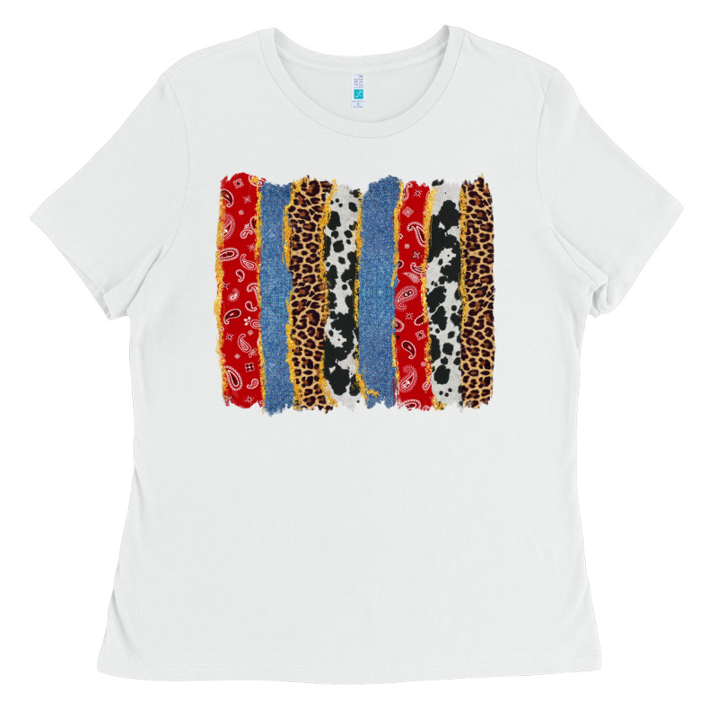 Western Brushstroke Ladies Tee by AdoDesignShop | Teevron