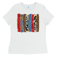 White western brushstroke Ladies Tee - AdoDesignShop