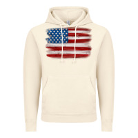 Vintage Artic american flag distressed background Vintage Hoodie - MaliasSmallBusiness