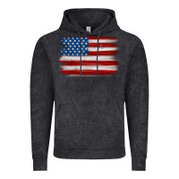 Vintage Black american flag distressed background Vintage Hoodie - MaliasSmallBusiness