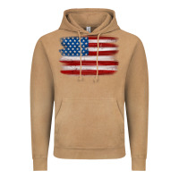 Vintage Camel american flag distressed background Vintage Hoodie - MaliasSmallBusiness