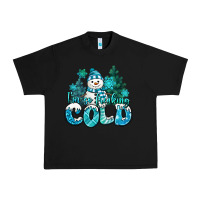 Black im so freaking cold snowman Urban Heavy Tee - MaliasSmallBusiness
