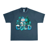 Midnight Navy im so freaking cold snowman Urban Heavy Tee - MaliasSmallBusiness