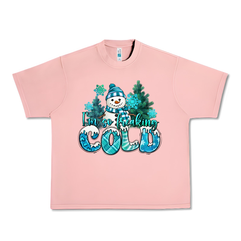 Im So Freaking Cold Snowman Urban Heavy Tee by MaliasSmallBusiness | Teevron