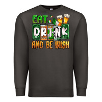 Smoke St. Patrick's Eat drink and be Irish Premium Sweatshirt - OliviaCreatesArt