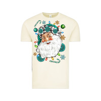 Vintage Arctic Western Santa Christmas Vintage Tee - NancyCooperArtShop