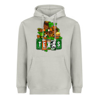 Moon Dust St. Patrick's Texas map Heavyweight Hoodie - OliviaCreatesArt