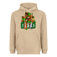 Mushroom St. Patrick's Texas map Heavyweight Hoodie - OliviaCreatesArt