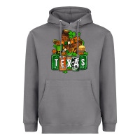 Storm St. Patrick's Texas map Heavyweight Hoodie - OliviaCreatesArt