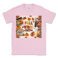 Bubblegum Pink fall vibes coffee Classic Tee - MaliasSmallBusiness
