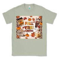 Matcha fall vibes coffee Classic Tee - MaliasSmallBusiness