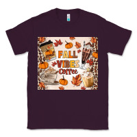 Plum fall vibes coffee Classic Tee - MaliasSmallBusiness