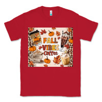 Red fall vibes coffee Classic Tee - MaliasSmallBusiness